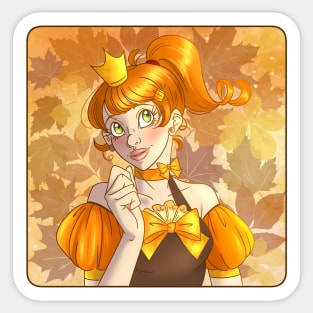 Autumn Princess Sticker